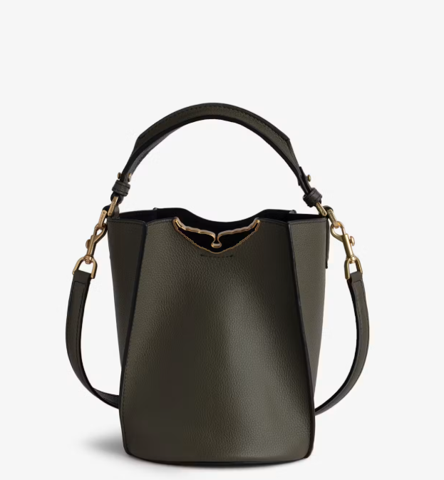 Bombonera Zadig Borderline Bucket verde militar